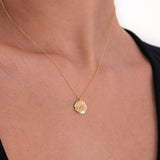 October Birth Flower Necklace | 18K Gold Vermeil