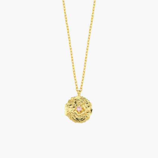 October Birth Flower Necklace | 18K Gold Vermeil