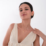 March Birth Flower Necklace | 18K Gold Vermeil