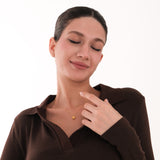 November Birth Flower Necklace | 18K Gold Vermeil