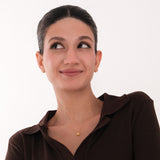 November Birth Flower Necklace | 18K Gold Vermeil