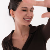 November Birth Flower Necklace | 18K Gold Vermeil