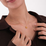 November Birth Flower Necklace | 18K Gold Vermeil