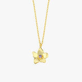 February Birth Flower Necklace | 18K Gold Vermeil