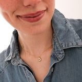 September Birth Flower Necklace | 18K Gold Vermeil