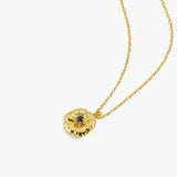 September Birth Flower Necklace | 18K Gold Vermeil