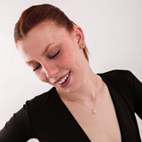 September Birth Flower Necklace | 18K Gold Vermeil