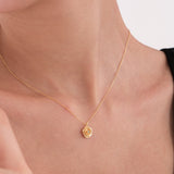 June Birth Flower Necklace | 18K Gold Vermeil