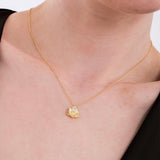 August Birth Flower Necklace | 18K Gold Vermeil