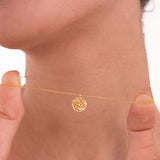 June Birth Flower Necklace | 18K Gold Vermeil