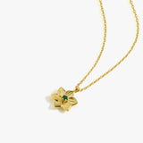 May Birth Stone Necklace | 18K Gold Vermeil