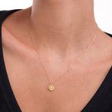 April Birth Flower Necklace | 18K Gold Vermeil