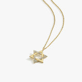 Star of David Necklace | 14K Solid Gold