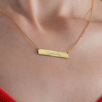 Arabic Name Bar Necklace
