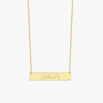 Arabic Name Bar Necklace