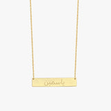 Arabic Name Bar Necklace