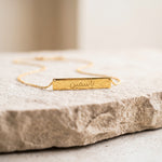 Arabic Name Bar Necklace