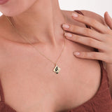 Custom Portrait Necklace | 14K Solid Gold