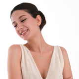 Leaf Necklace | 14K Solid Gold