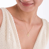 Leaf Necklace | 14K Solid Gold