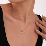 Martini Necklace | 14K Solid Gold