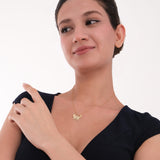 Cat Memorial Necklace | 14K Solid Gold