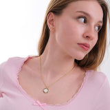 Our Lady of Guadalupe Rainbow Necklace | 18K Gold Vermeil