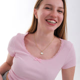 Our Lady of Guadalupe Rainbow Necklace | 18K Gold Vermeil