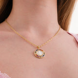 Our Lady of Guadalupe Rainbow Necklace | 18K Gold Vermeil