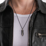 Skull Bullet Pendant Necklace | 925 Sterling Silver