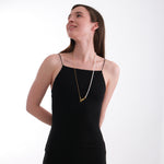 Double Chain Knot Hook Necklace