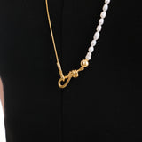 Double Chain Knot Hook Necklace