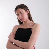 Double Chain Knot Hook Necklace