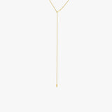 Long Back Necklace | 18K Gold Vermeil