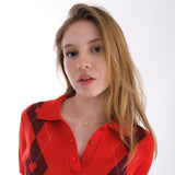 Custom Initial Necklace With Heart | 14K Solid Gold