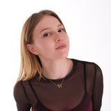 Personalized Fire Horse Name Necklace | 14K Solid Gold