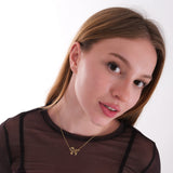 Personalized Fire Horse Name Necklace | 14K Solid Gold