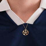 Soccer Ball Necklace - World Cup Jewelry | 14K Solid Gold