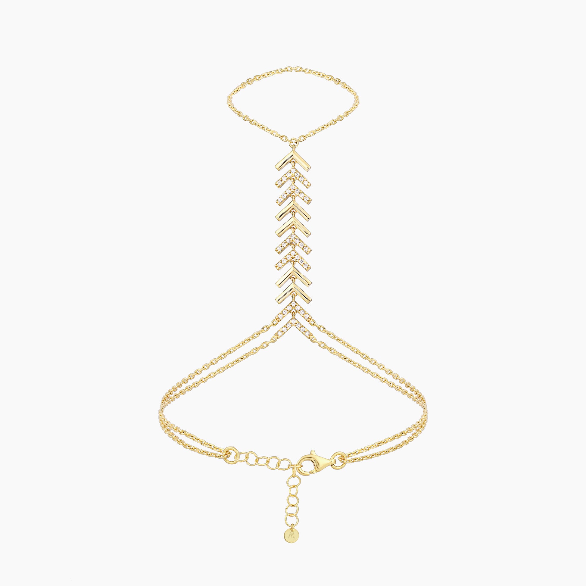 Hand Chain Bracelet | 18K Gold Vermeil