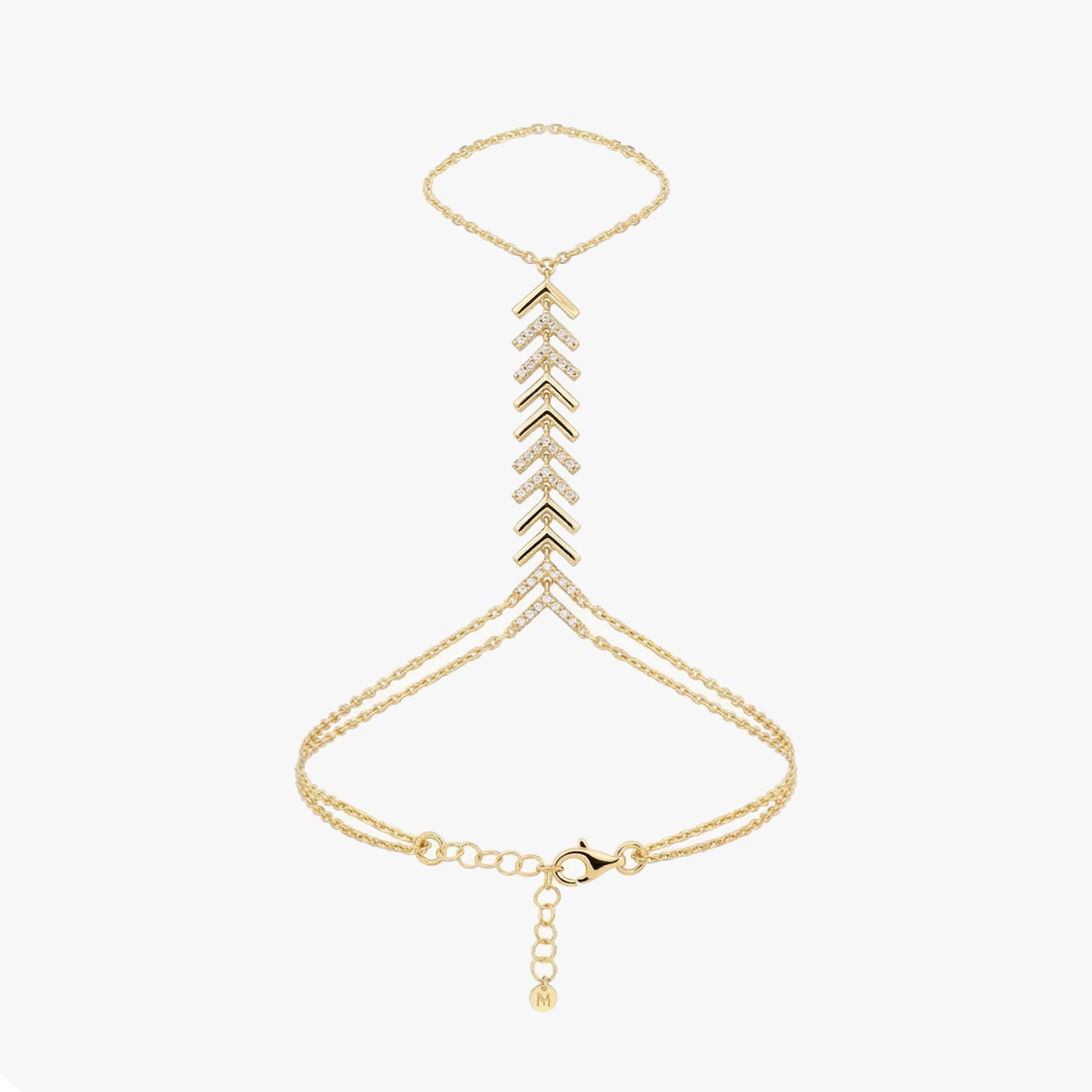 Hand Chain Bracelet | 18K Gold Vermeil
