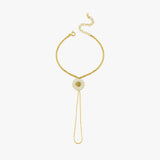 Daisy Hand Chain Bracelet | 18K Gold Vermeil
