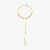 Coin Hand Chain Bracelet | 18K Gold Vermeil
