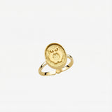Owl Ring | 14K Gold Vermeil