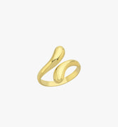 Snake Ring Women | 14K Gold Vermeil - Mionza Jewelry-14k gold snake ring, animal ring, gift for her, gold snake ring, open ring, rings snake, serpent ring, silver snake ring, snake gold ring, snake lover gift, snake ring womens, snake silver ring, summer jewelry