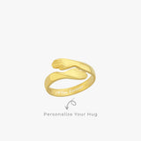 Hug Ring | 14K Gold Vermeil