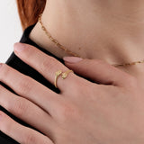 Hug Ring | 14K Gold Vermeil