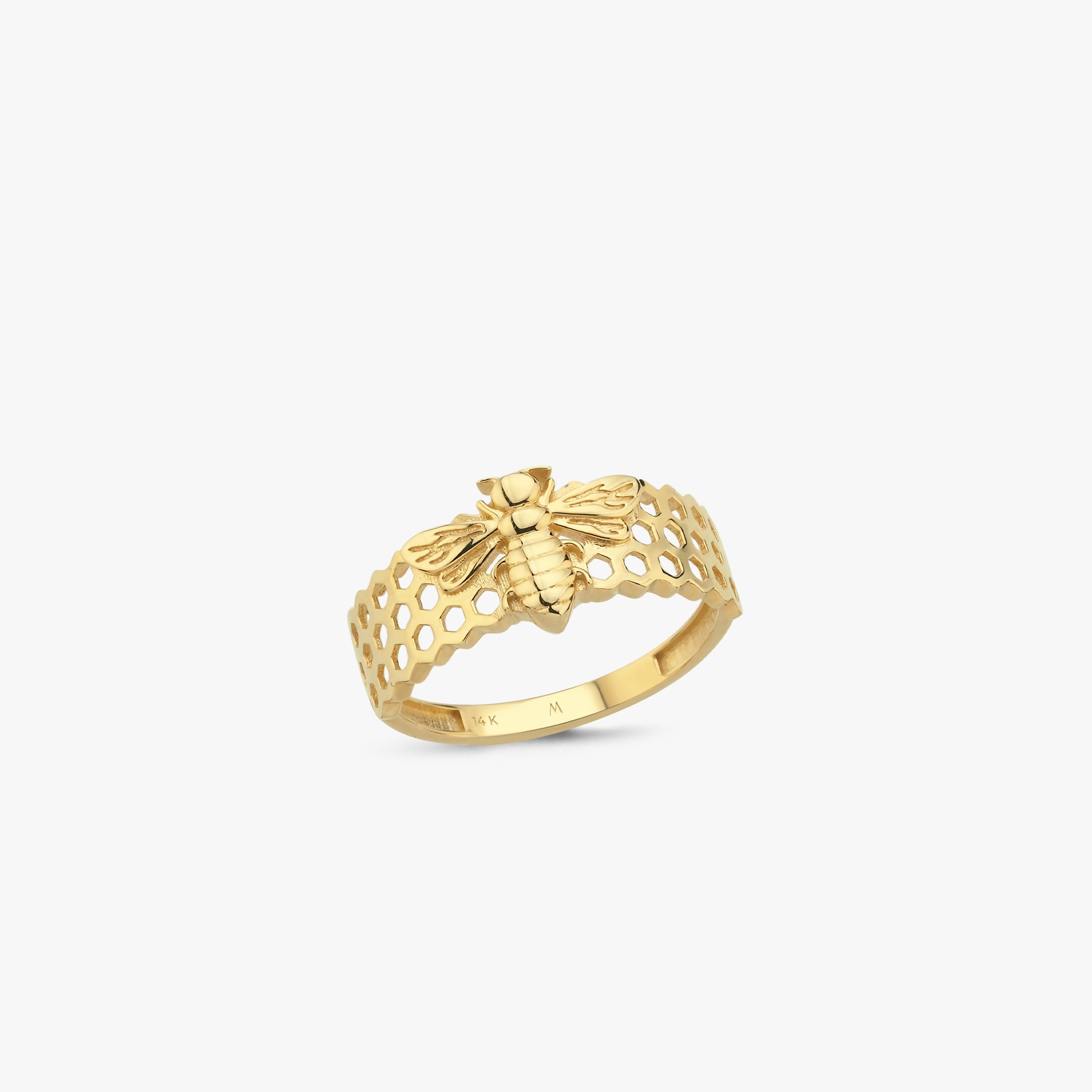 Honey Bee Ring | 14K Solid Gold