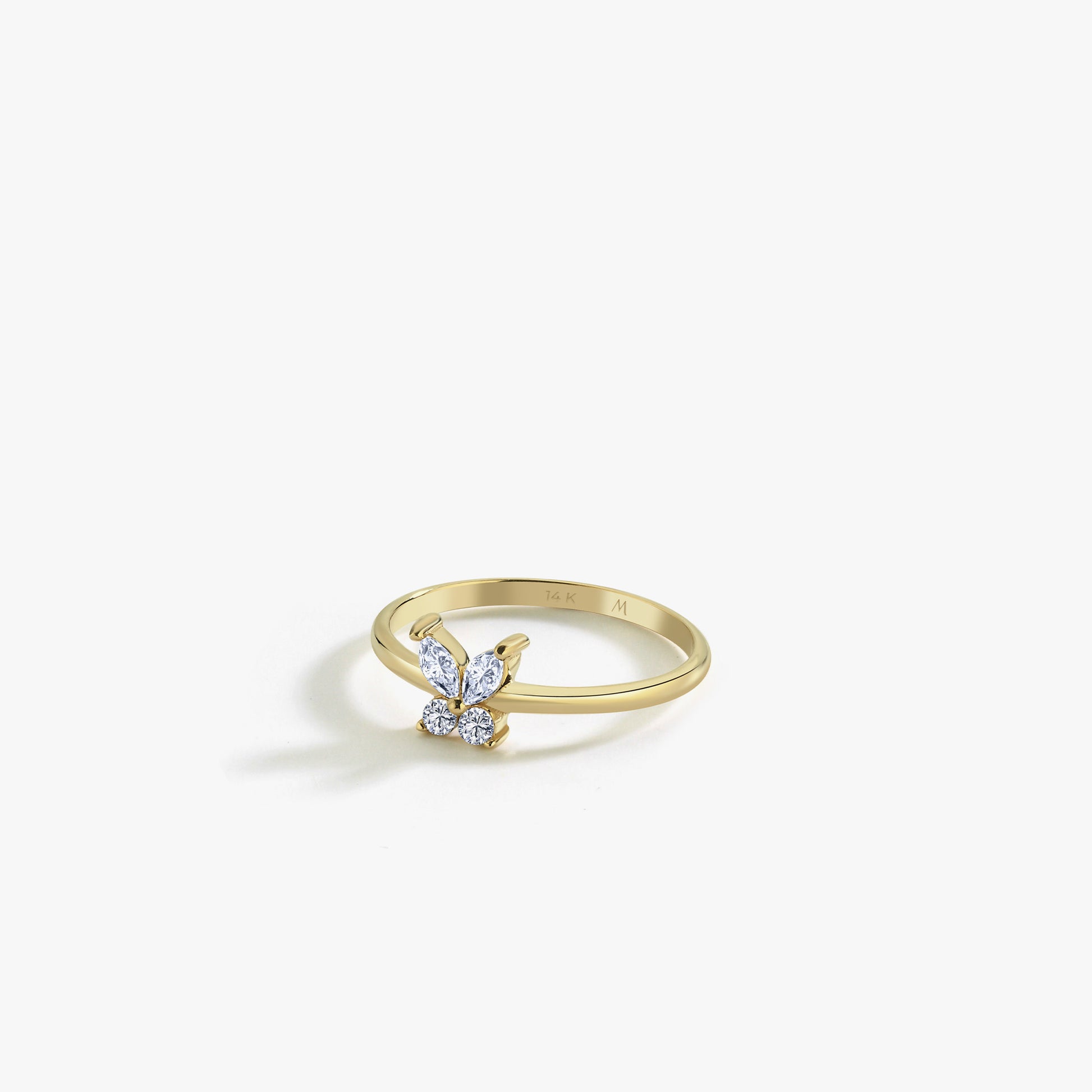 Butterfly Ring | 14K Solid Gold