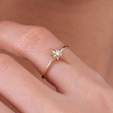 North Star Ring | 14K Solid Gold