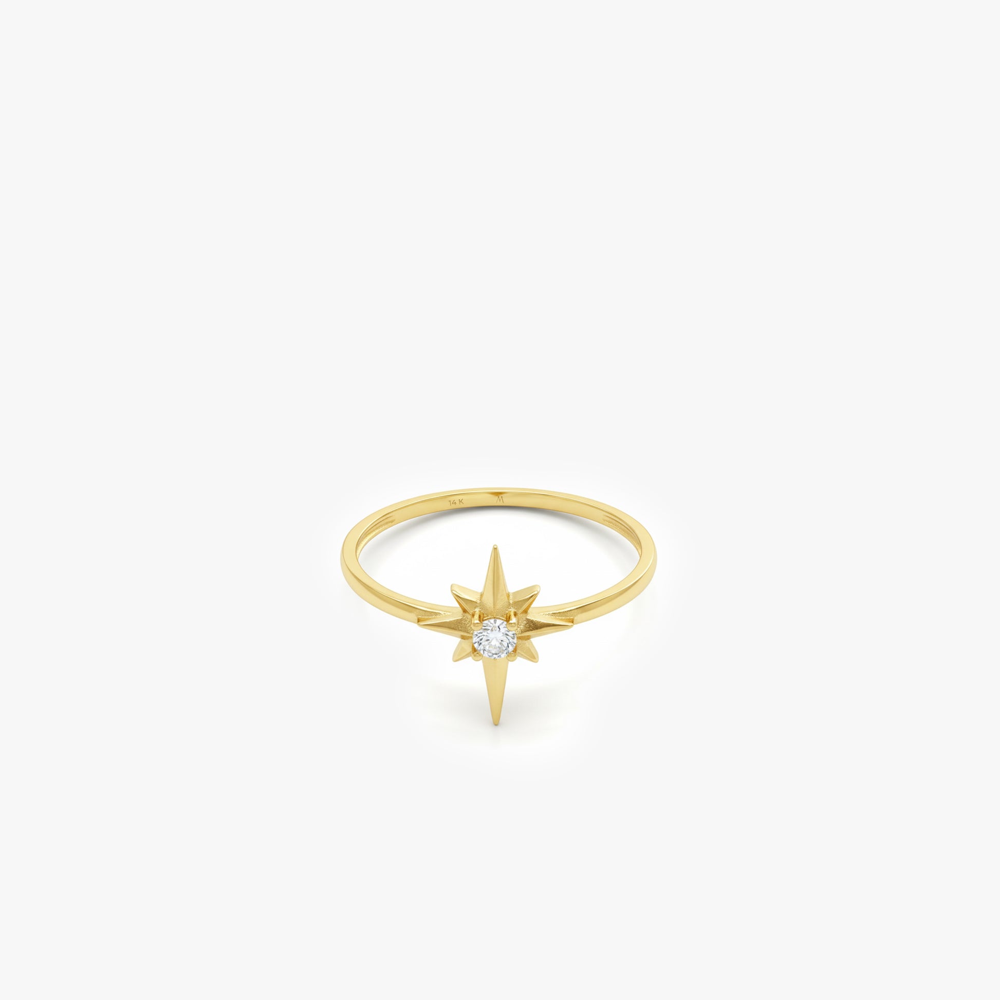 North Star Ring | 14K Solid Gold